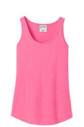 LPC54TT Port & Company® Ladies Core Cotton Tank Top - Neon Pink